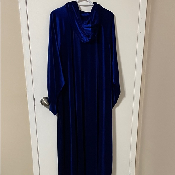 Joan Rivers 90’s Royal Blue Robe Size 3XP - Picture 9 of 11